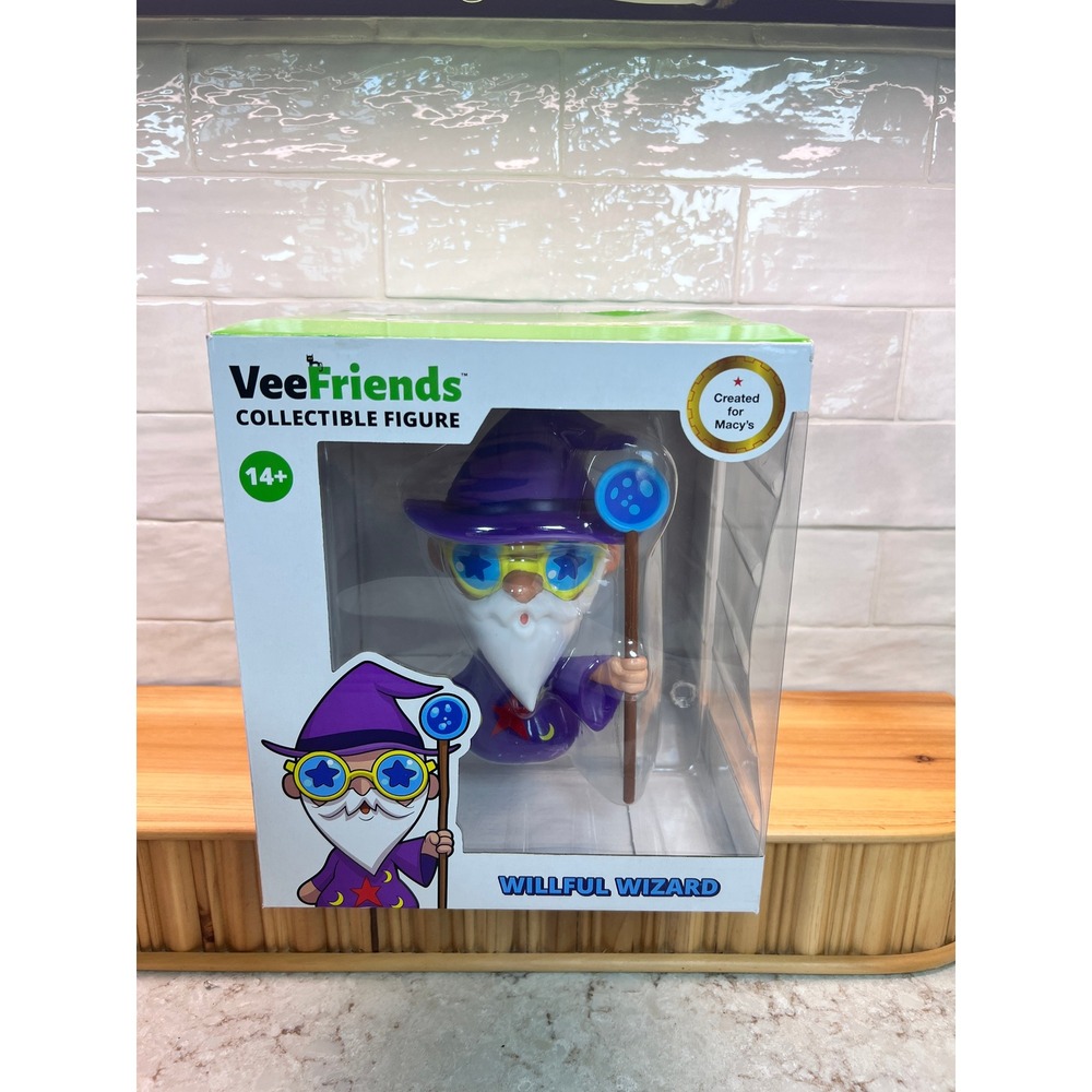 VeeFriends Willful Wizard Collectible Figure Series 1 Macy's Toikido Purple